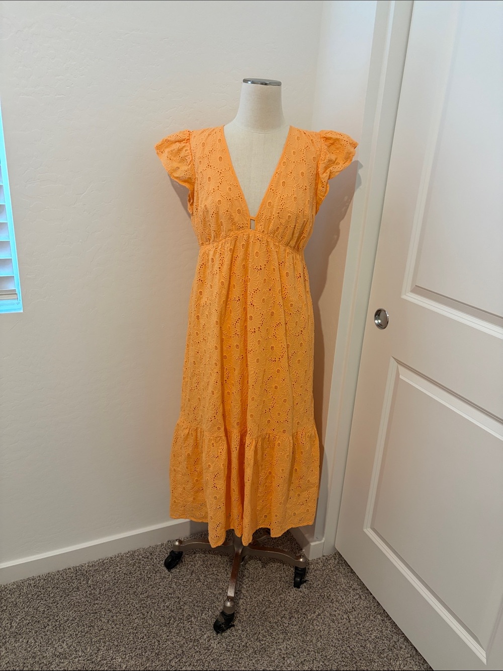 Rails Sunburst Eyelet Maxi Dress